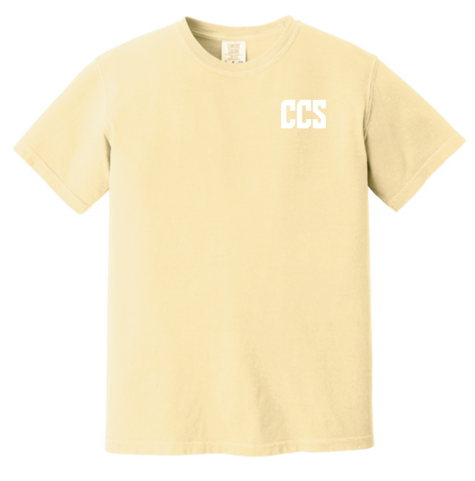 CCS Cheer "ROAR" Design Comfort Colors S/S T-shirt (butter)
