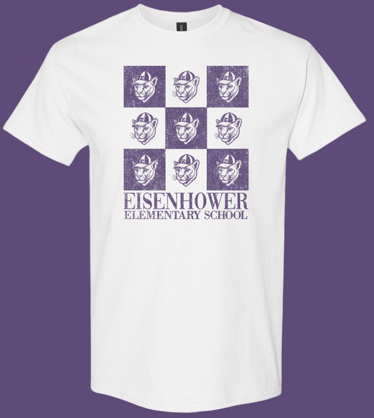 Eisenhower "Checkerboard" Design Gildan S/S T-shirt