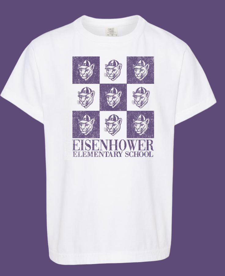 Eisenhower "Checkerboard" Design Comfort Colors S/S T-shirt