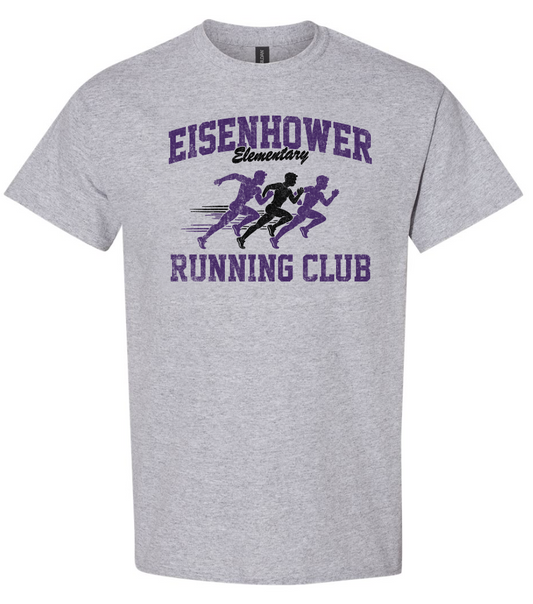 Eisenhower "Running Club" Design Gildan S/S T-shirt