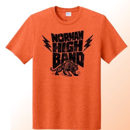 NHS Band "Punk Tiger" Design Softstyle S/S T-shirt