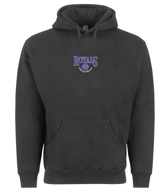 CCS Volleyball "Royals" Design Premium Hooded Sweatshirt (black)