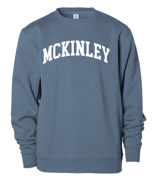 McKinley "Classic" Design Independent Trading Crewneck Sweatshirt (youth)(storm blue)