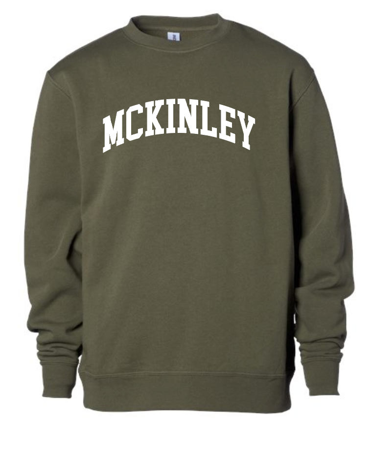 McKinley "Classic" Design Independent Trading Crewneck Sweatshirt (youth)(army)
