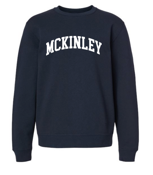 McKinley "Classic" Design Independent Trading Crewneck Sweatshirt (youth)(navy)