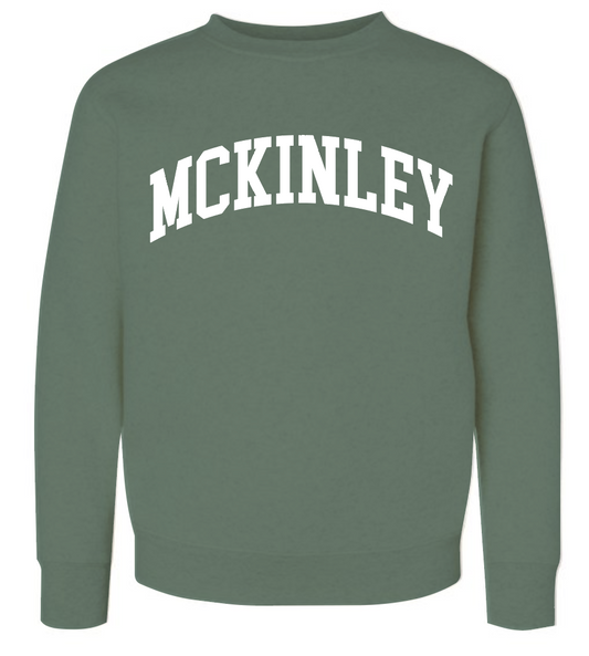 McKinley "Classic" Design LAT's Crewneck Sweatshirt (youth)(basil)