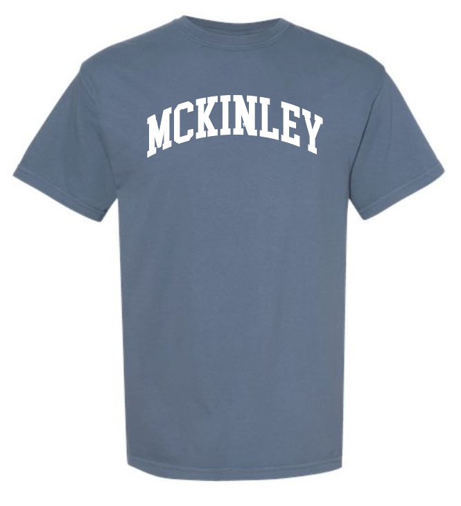 McKinley "Classic" Design Comfort Colors S/S T-shirt (washed denim)
