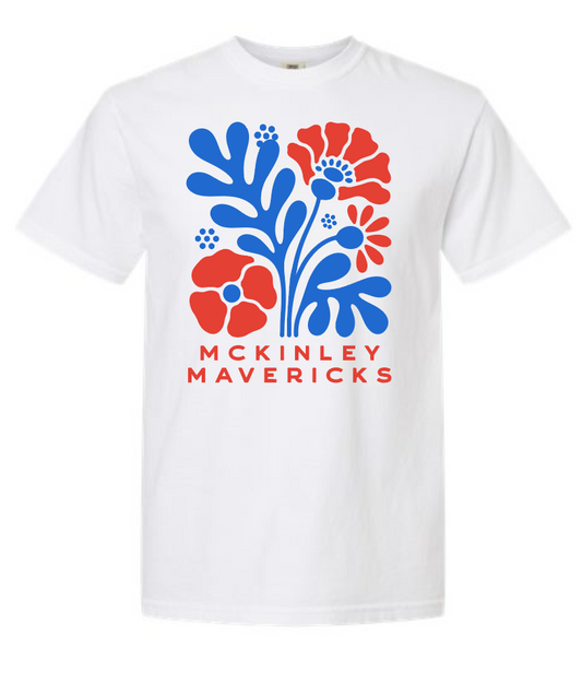 McKinley "Flower Power" Design Comfort Colors S/S T-shirt (white)