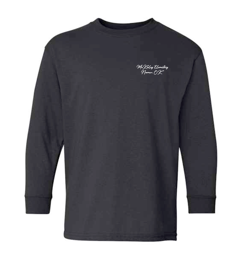 McKinley "Building" Design Gildan L/S T-shirt (black)