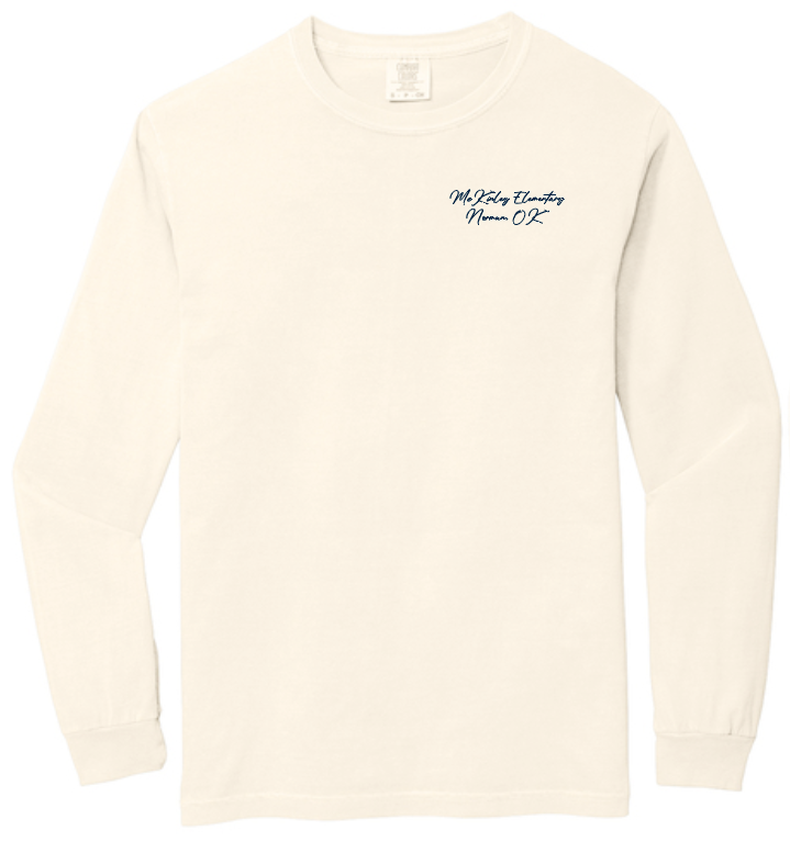 McKinley "Building" Design Comfort Colors L/S T-shirt (ivory)