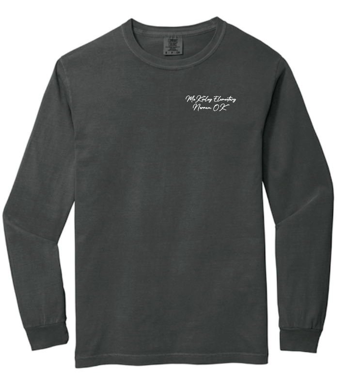 McKinley "Building" Design Comfort Colors L/S T-shirt (black)