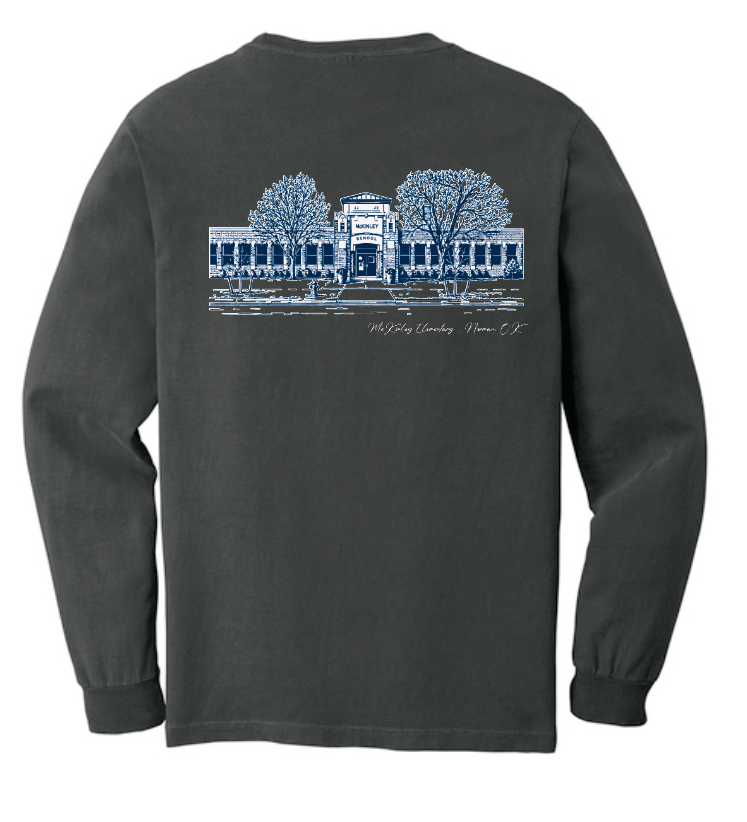 McKinley "Building" Design Comfort Colors L/S T-shirt (black)