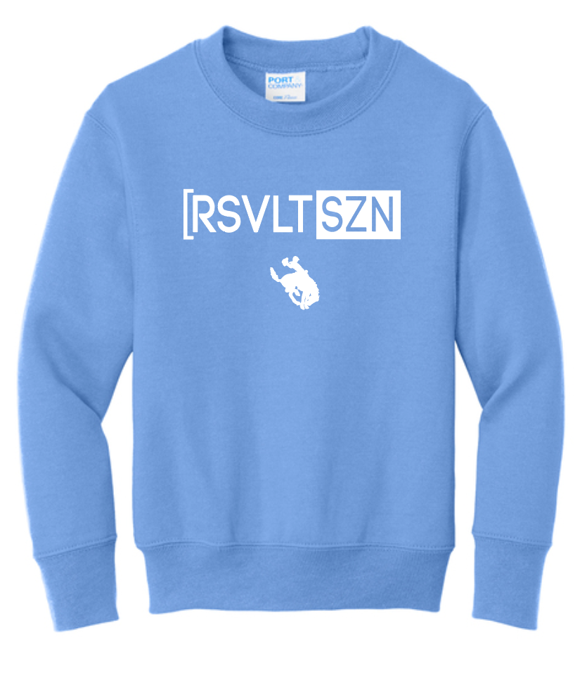 Roosevelt "SZN" Port & Co Crewneck Sweatshirt (carolina blue)