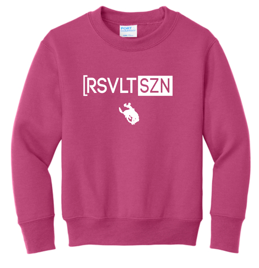 Roosevelt "SZN" Port & Co Crewneck Sweatshirt (pink)
