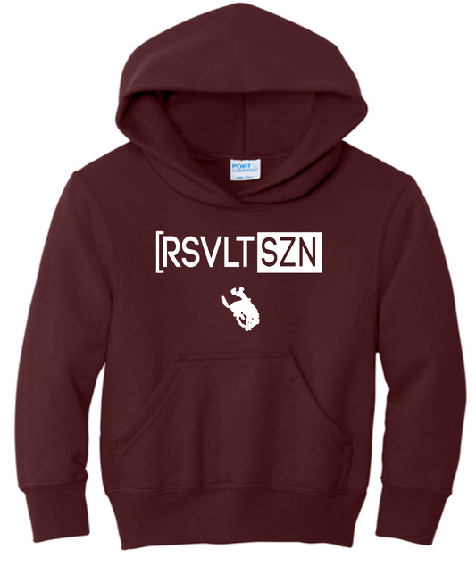 Roosevelt "SZN" Port & Co Hooded Sweatshirt (maroon)