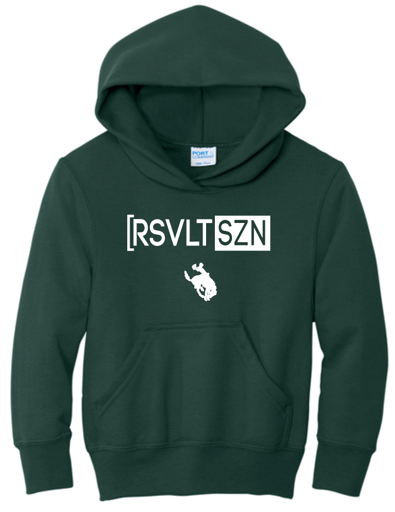 Roosevelt "SZN" Port & Co Hooded Sweatshirt (forest)
