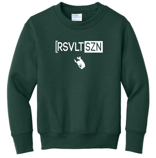Roosevelt "SZN" Port & Co Crewneck Sweatshirt (forest)