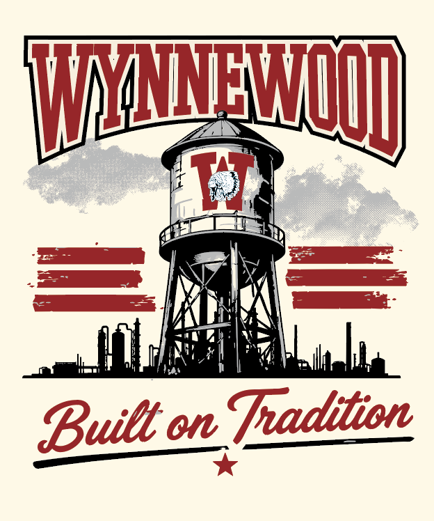 Wynnewood Band "Water Tower" Design Jerzees Crewneck Sweatshirt