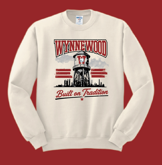 Wynnewood Band "Water Tower" Design Jerzees Crewneck Sweatshirt