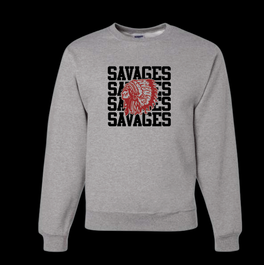 Wynnewood Band "Water Tower" Design Gildan Crewneck Sweatshirt