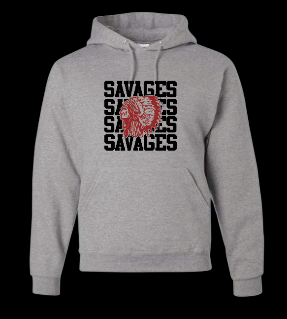Wynnewood Band "Water Tower" Design Gildan Hooded Sweatshirt
