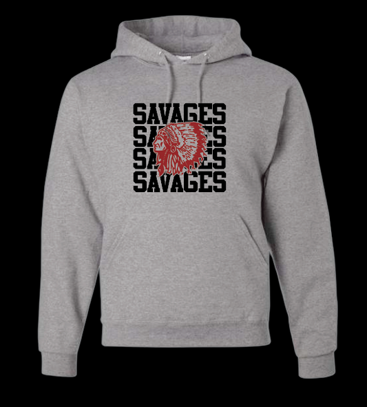 Wynnewood Band "Water Tower" Design Gildan Hooded Sweatshirt