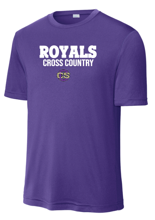 CCS XC Athletes S/S Moisture Wicking T-shirt