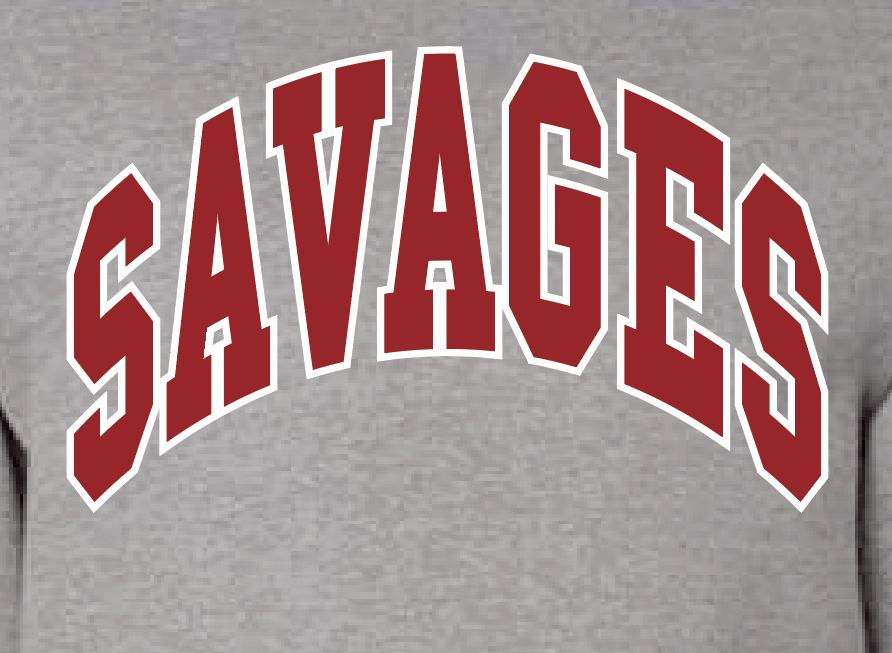 Wynnewood Band "Savages" Design Gildan Crewneck Sweatshirt