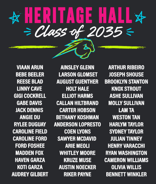 Heritage Hall Class of 2035 S/S T-shirt