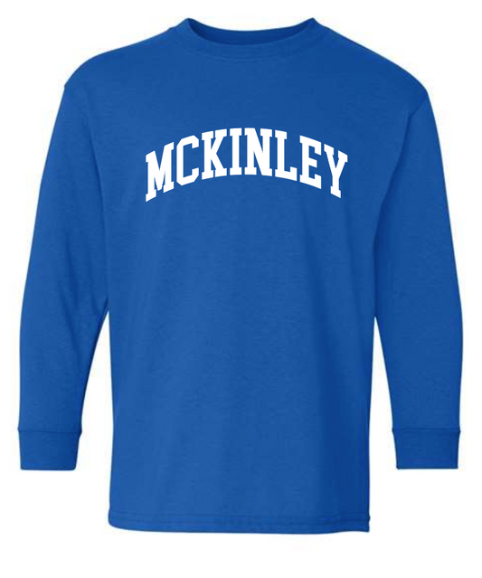 McKinley "Classic" Design Gildan L/S T-shirt (youth)(royal)