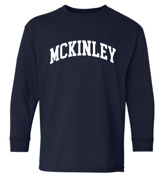 McKinley "Classic" Design Gildan L/S T-shirt (youth)(black)