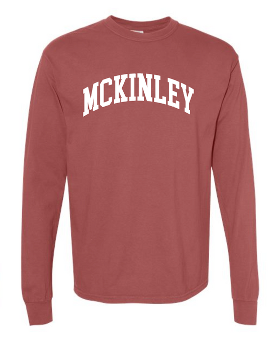 McKinley "Classic" Design Comfort Colors L/S T-shirt (crimson)