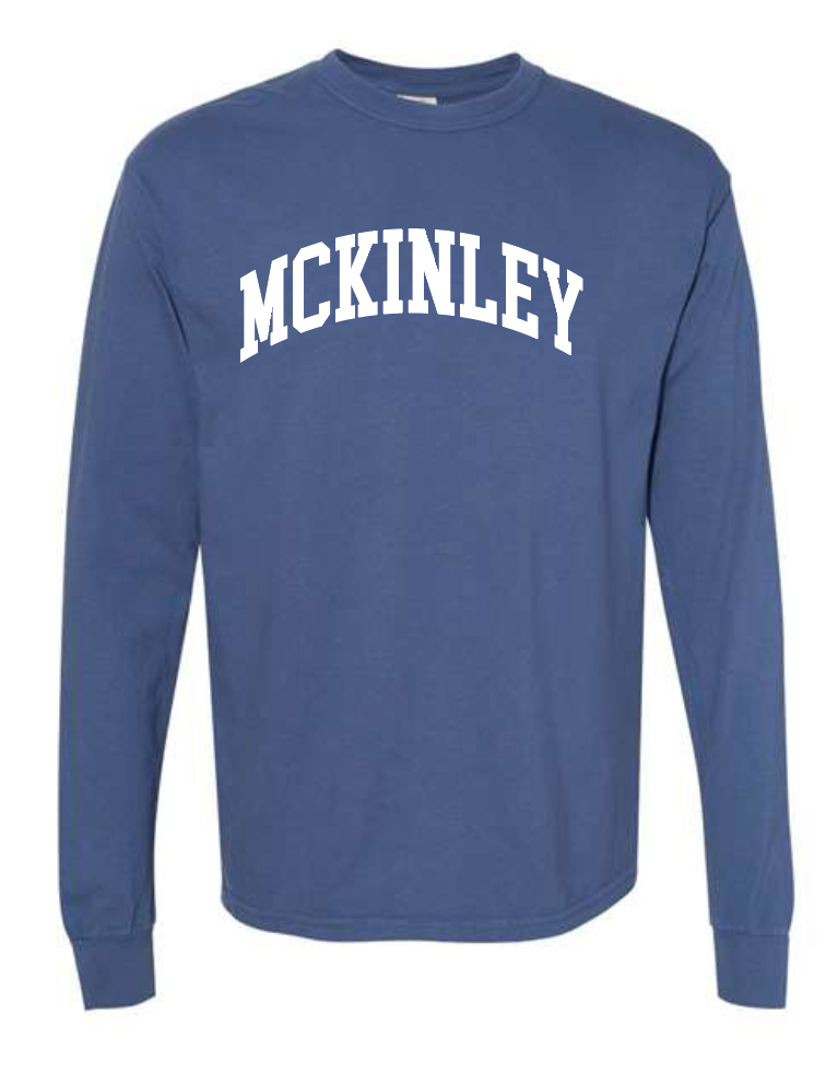McKinley "Classic" Design Comfort Colors L/S T-shirt (flo blue)