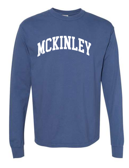 McKinley "Classic" Design Comfort Colors L/S T-shirt (flo blue)