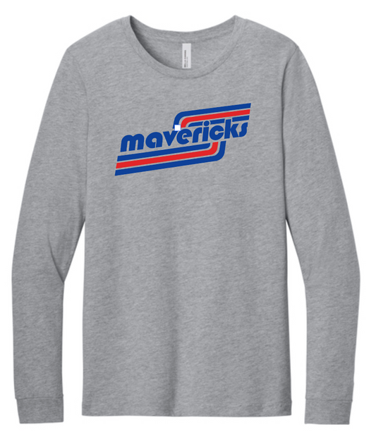 McKinley "Mavericks Retro" Design Bella Canvas L/S T-shirt (heather)
