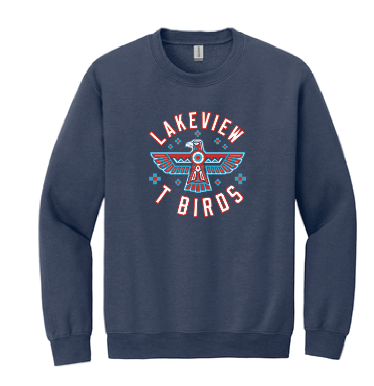 Lakeview "T-Birds" Design Crewneck Sweatshirt