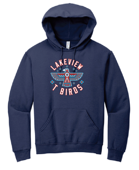 Lakeview "T-Birds" Design Hooded Sweatshirt