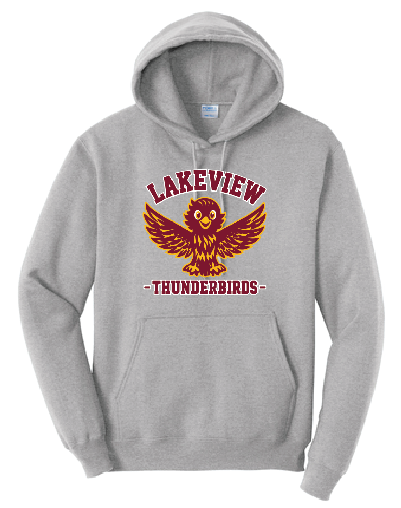 Lakeview "Cute Bird" Design Hooded Sweatshirt