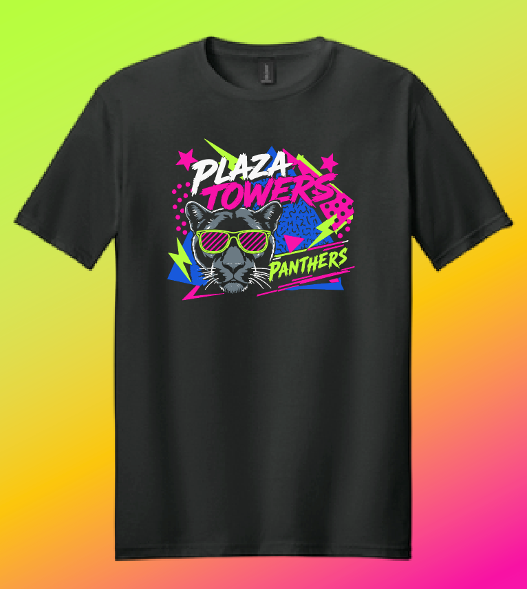 Plaza Towers "Neon Panther" S/S T-shirt