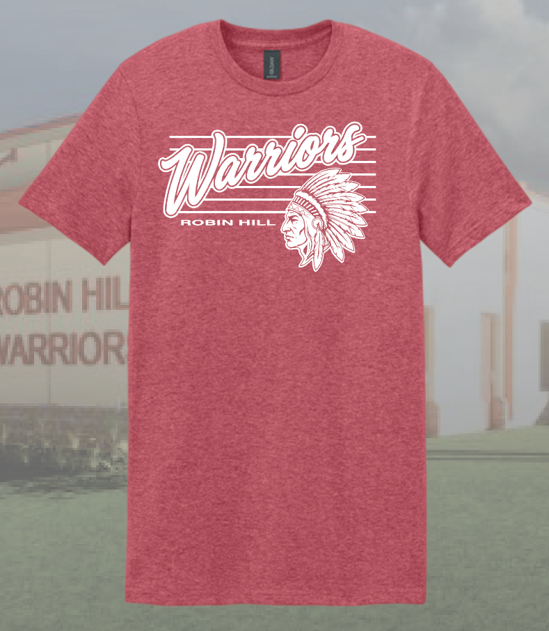 Robin Hill "Warriors" Design Softstyle S/S T-shirt (heather red)