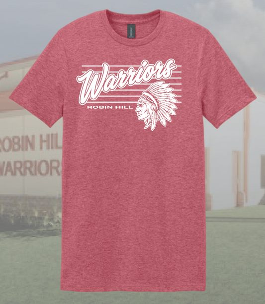 Robin Hill "Warriors" Design Softstyle S/S T-shirt (heather red)