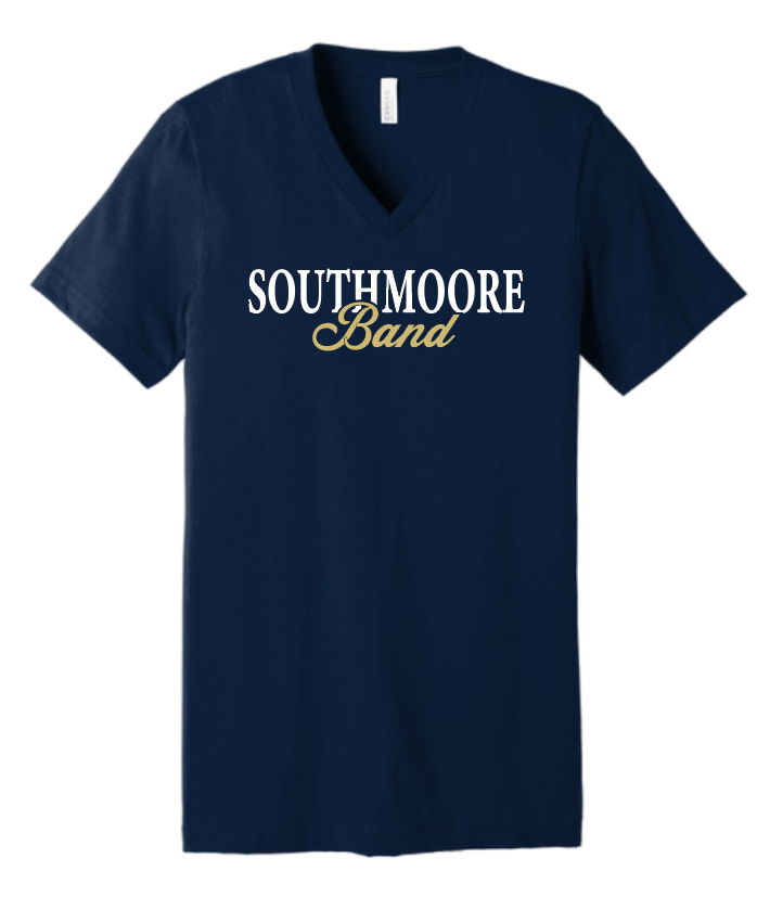 Southmoore Band "Band" Design BellaCanvas S/S V-neck T-shirt