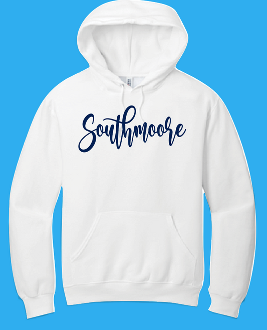 Southmoore Band "Script" Design Jerzees Hooded Sweatshirt