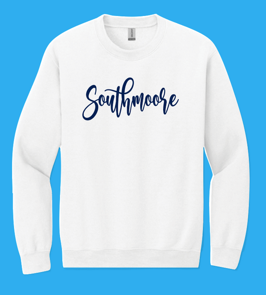 Southmoore Band "Script" Design Jerzees Crewneck Sweatshirt