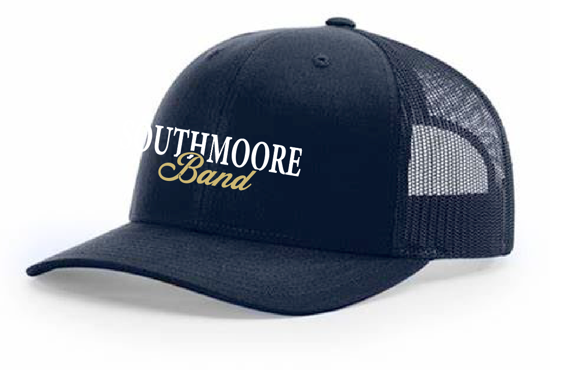 Southmoore Band "Band" Design Richardson Trucker Cap (navy)