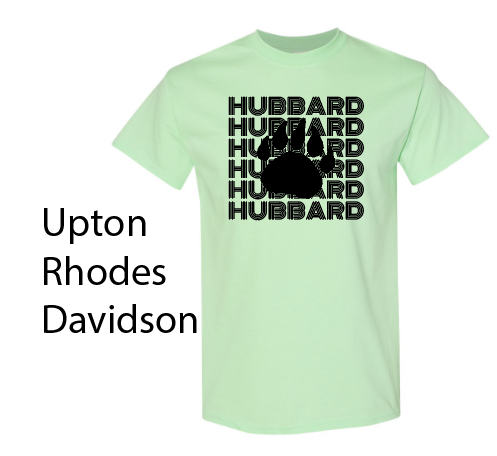 Hubbard "Upton, Rhodes, Davidson" S/S T-shirt (mint)