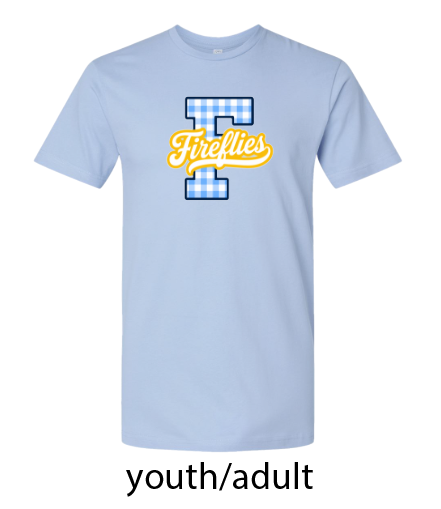 St. Andrews~Blessed Beginnings "Firefly" Design S/S T-shirt (toddler; youth; adult)
