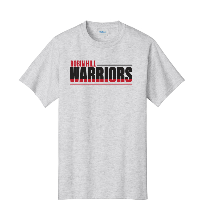 Robin Hill "Stripes" Design Softstyle S/S T-shirt (heather grey)