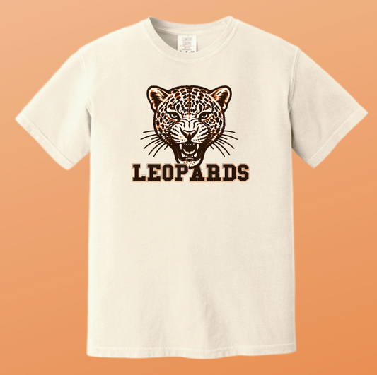 Lindsay Cheer "Leopards" Design Comfort Colors S/S T-shirt