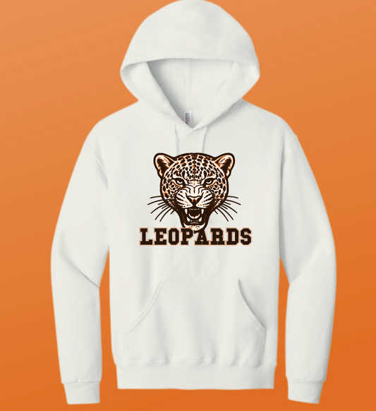 Lindsay Cheer "Leopards" Design Jerzees Hooded Sweatshirt